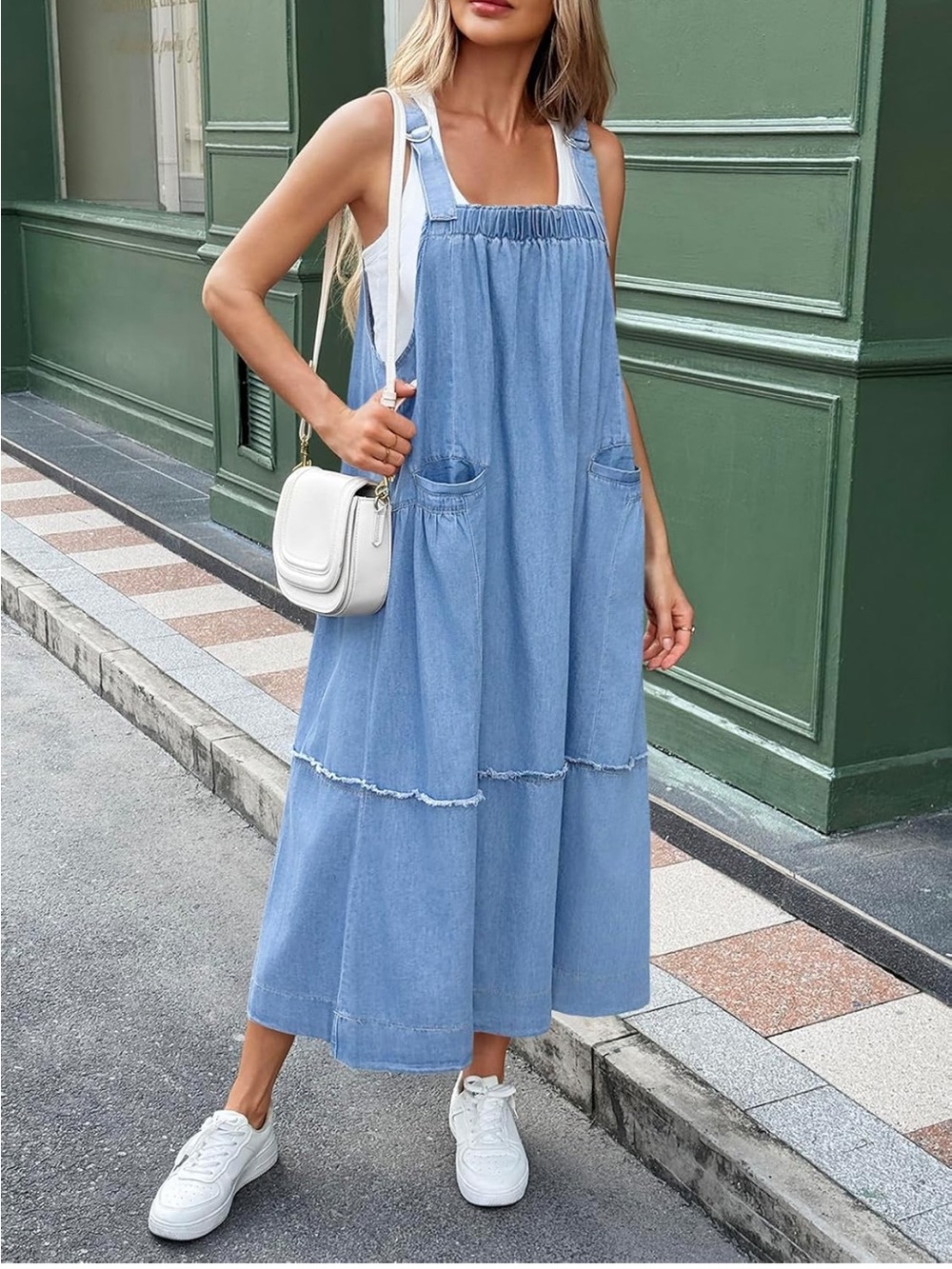 NWT- Cicy Bell- S- Overall Dress
